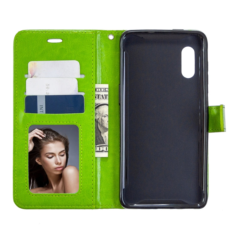 For Samsung Galaxy Xcover Pro Crazy Horse Texture Horizontal Flip Leather Case with Holder & Card Slots & Wallet & Photo Frame