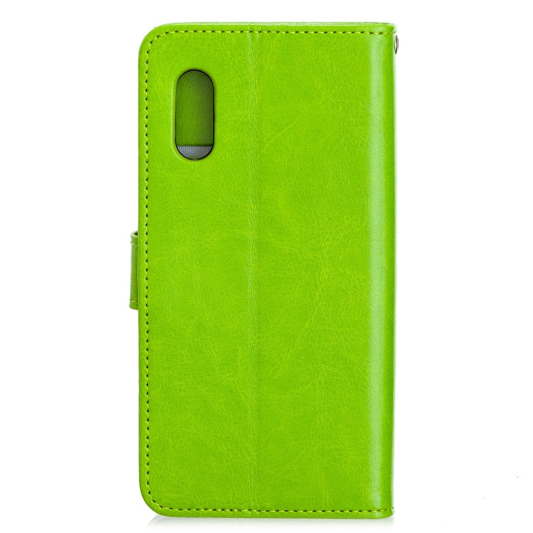 For Samsung Galaxy Xcover Pro Crazy Horse Texture Horizontal Flip Leather Case with Holder & Card Slots & Wallet & Photo Frame