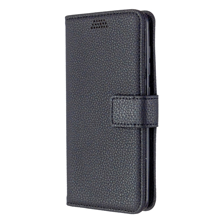 For Samsung Galaxy A41 Litchi Texture Horizontal Flip Leather Case with Holder & Card Slots & Wallet & Photo Frame