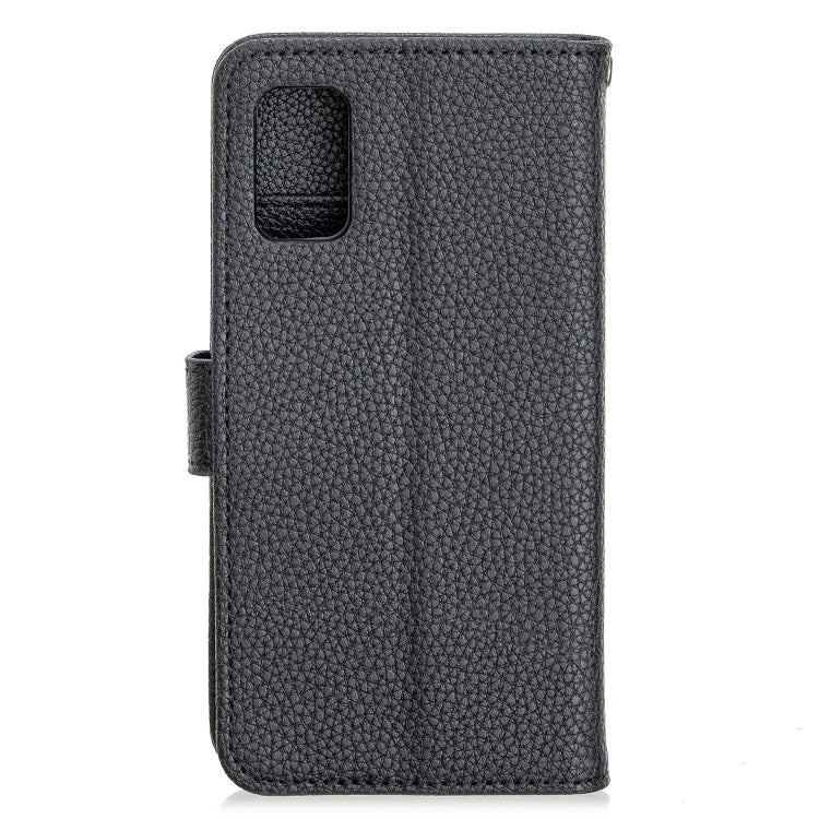 For Samsung Galaxy A41 Litchi Texture Horizontal Flip Leather Case with Holder & Card Slots & Wallet & Photo Frame