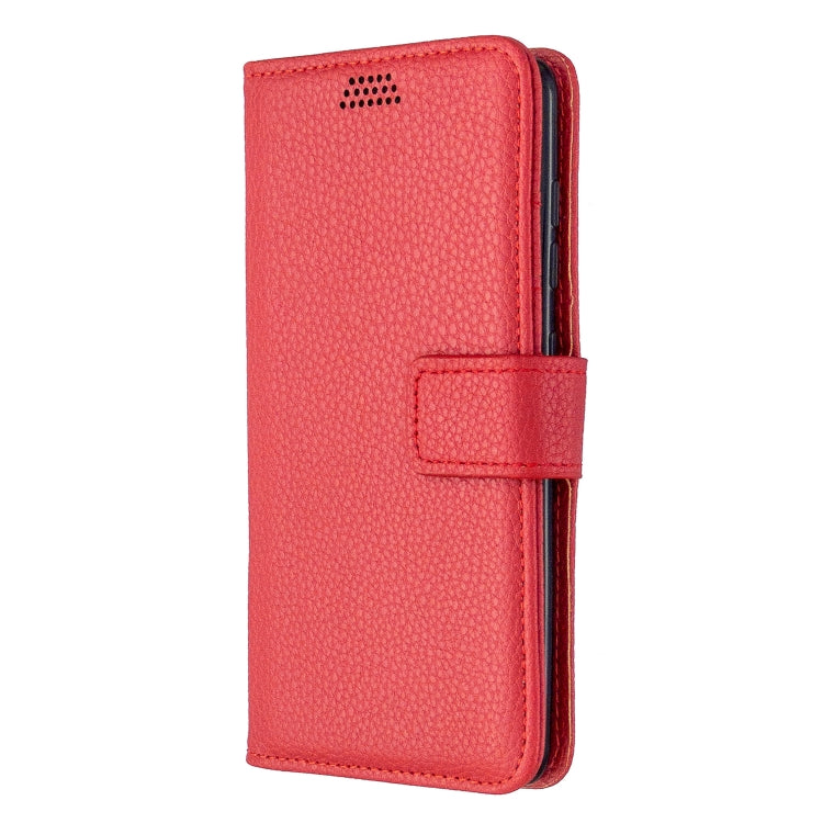 For Samsung Galaxy A41 Litchi Texture Horizontal Flip Leather Case with Holder & Card Slots & Wallet & Photo Frame