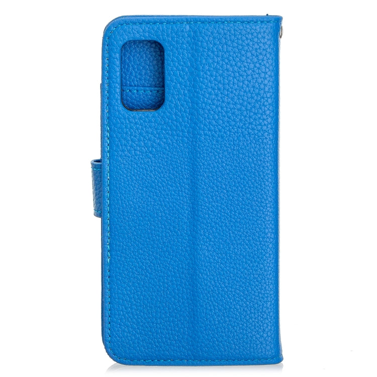 For Samsung Galaxy A41 Litchi Texture Horizontal Flip Leather Case with Holder & Card Slots & Wallet & Photo Frame