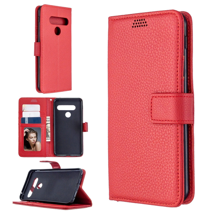 For LG G8ST Litchi Texture Horizontal Flip Leather Case with Holder & Card Slots & Wallet & Photo Frame