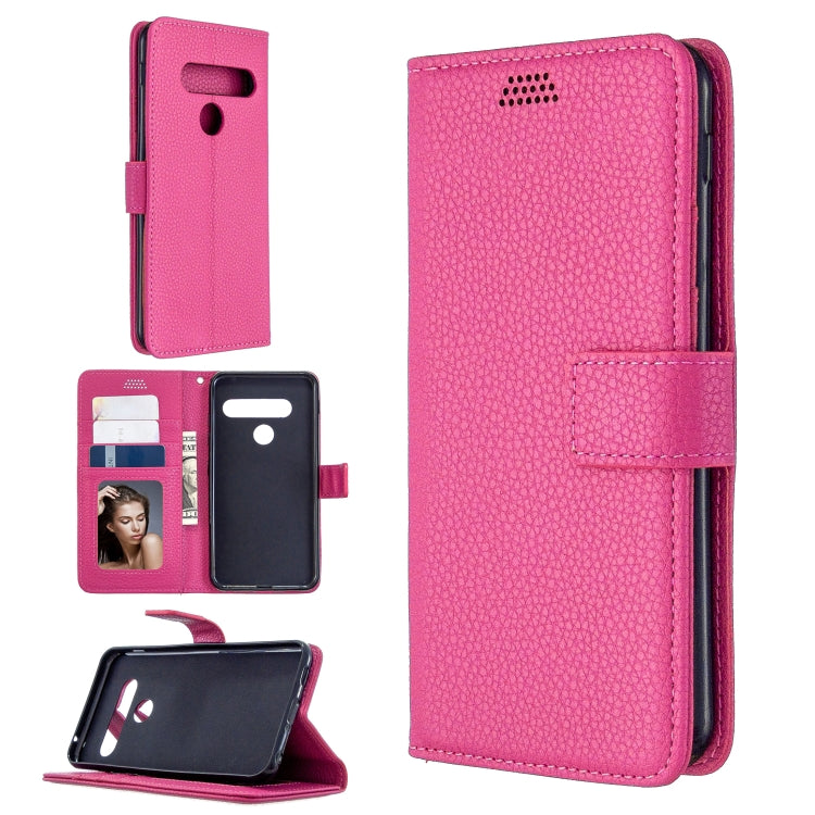 For LG G8ST Litchi Texture Horizontal Flip Leather Case with Holder & Card Slots & Wallet & Photo Frame