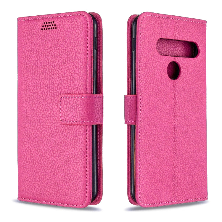 For LG G8ST Litchi Texture Horizontal Flip Leather Case with Holder & Card Slots & Wallet & Photo Frame