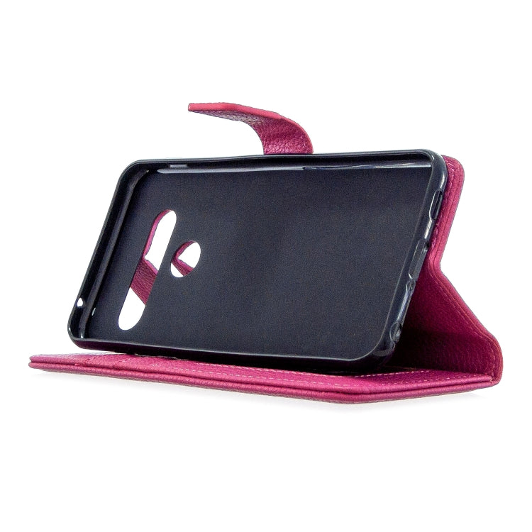 For LG G8ST Litchi Texture Horizontal Flip Leather Case with Holder & Card Slots & Wallet & Photo Frame