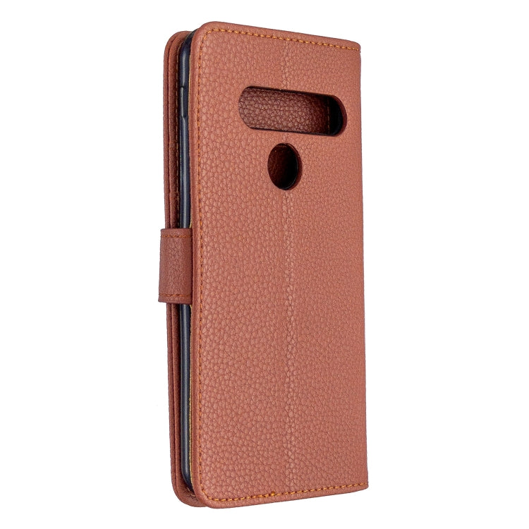 For LG G8ST Litchi Texture Horizontal Flip Leather Case with Holder & Card Slots & Wallet & Photo Frame