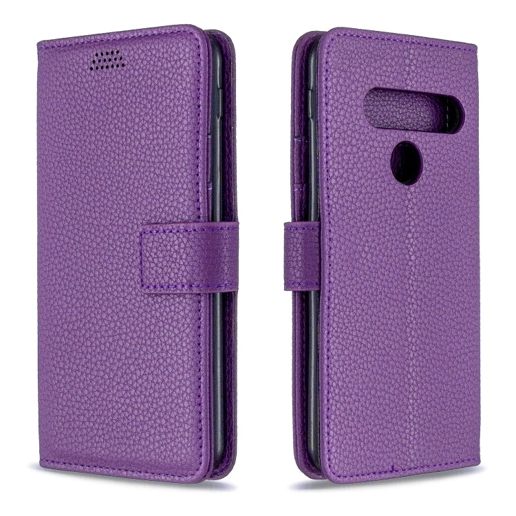 For LG G8ST Litchi Texture Horizontal Flip Leather Case with Holder & Card Slots & Wallet & Photo Frame
