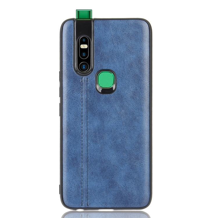 For Infinix S5 Pro Shockproof Sewing Cow Pattern Skin Texture PC + PU + TPU Case