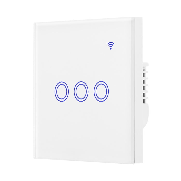 U2-86 Alexa Voice Control WIFI Intelligent Switch Remote Control Remote Control Wall Switch WifiSwitch white