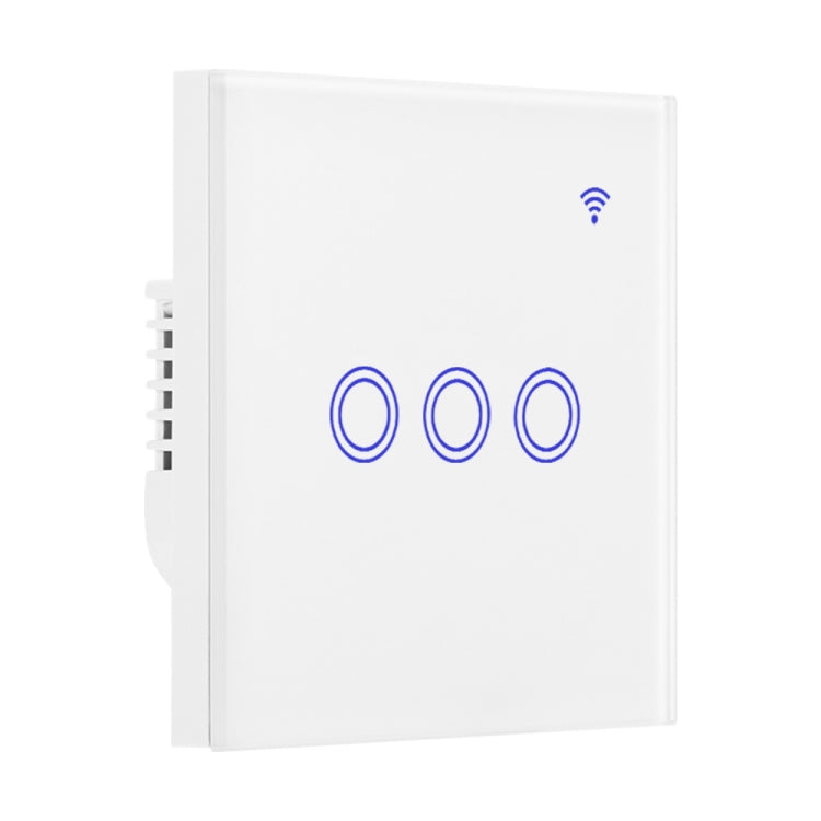 U2-86 Alexa Voice Control WIFI Intelligent Switch Remote Control Remote Control Wall Switch WifiSwitch white