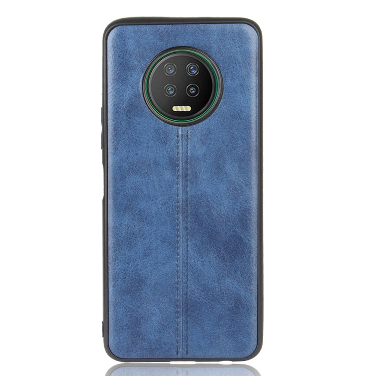 For Infinix Note 7  Shockproof Sewing Cow Pattern Skin Texture PC + PU + TPU Case