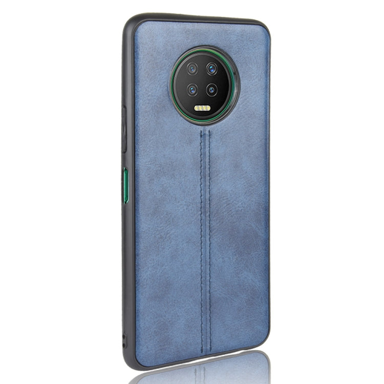 For Infinix Note 7  Shockproof Sewing Cow Pattern Skin Texture PC + PU + TPU Case