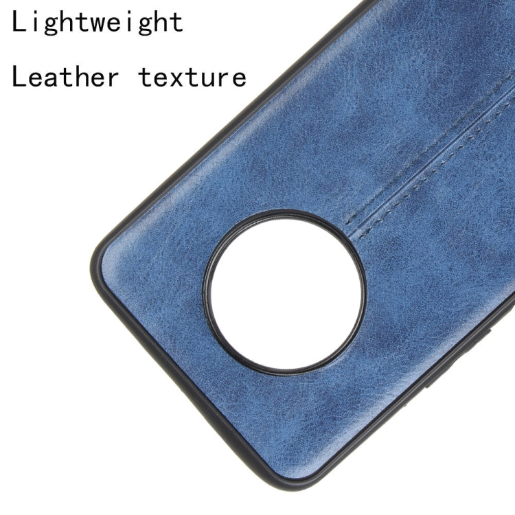 For Infinix Note 7  Shockproof Sewing Cow Pattern Skin Texture PC + PU + TPU Case