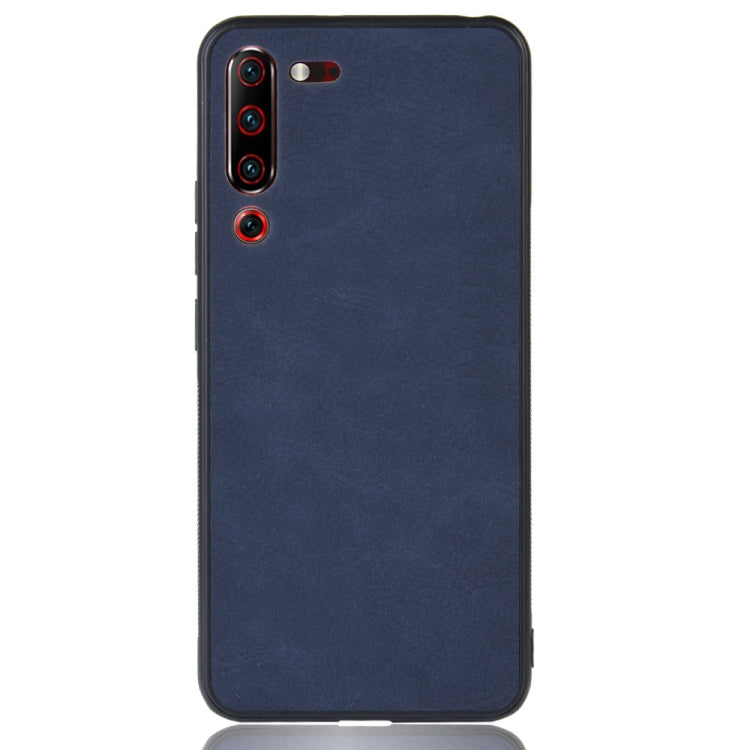 Shockproof Sheep Skin PC + PU + TPU Case for Lenovo Z6 Pro(Blue)
