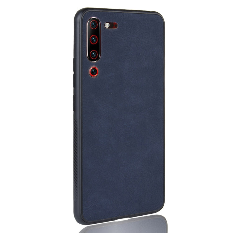 Shockproof Sheep Skin PC + PU + TPU Case for Lenovo Z6 Pro(Blue)