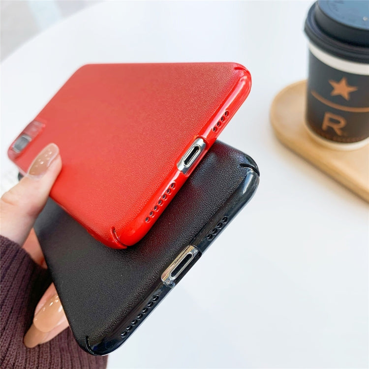 For iPhone XS Max All-Inclusive Pure Prime Skin Plastic Case with Lens Ring Protection Cover