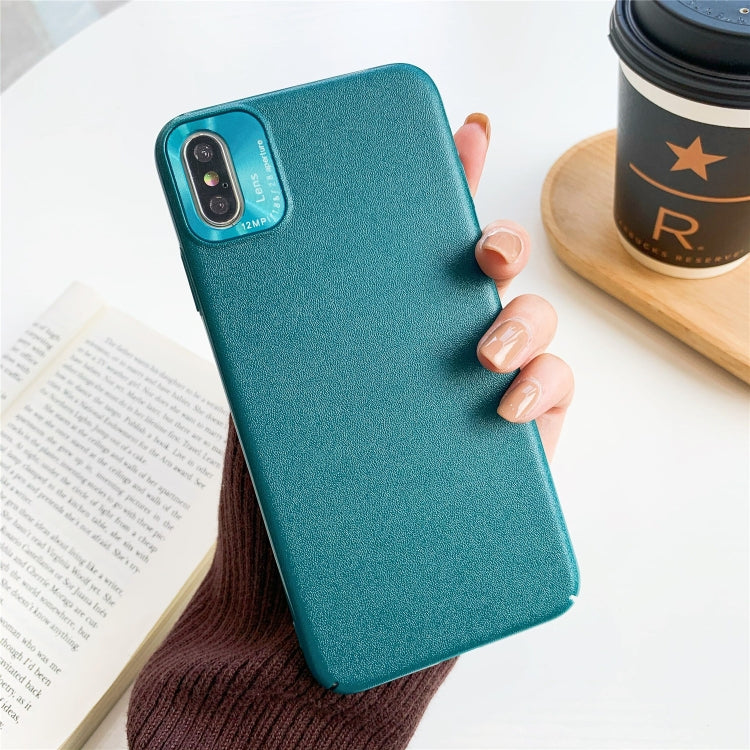 For iPhone XS Max All-Inclusive Pure Prime Skin Plastic Case with Lens Ring Protection Cover