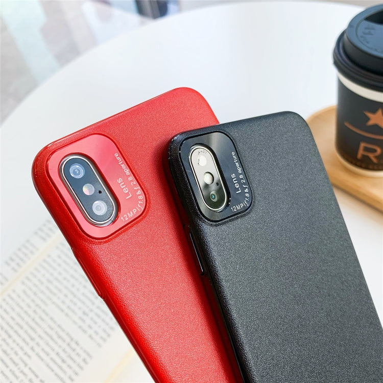 For iPhone XS Max All-Inclusive Pure Prime Skin Plastic Case with Lens Ring Protection Cover