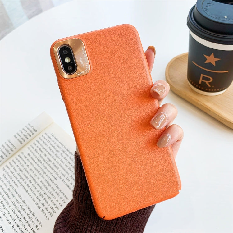 For iPhone XS Max All-Inclusive Pure Prime Skin Plastic Case with Lens Ring Protection Cover