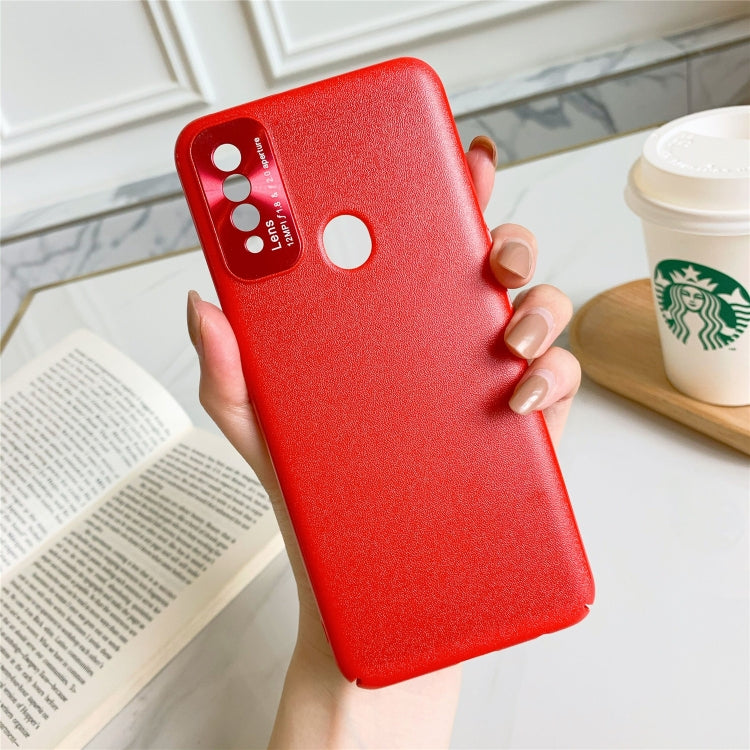 For OPPO A8 All-Inclusive Pure Prime Skin Plastic Case with Lens Ring Protection Cover