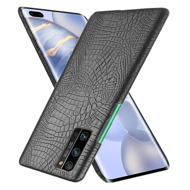 For Huawei Honor 30 Pro Shockproof Crocodile Texture PC + PU Case