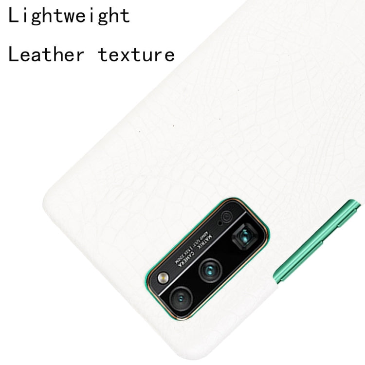 For Huawei Honor 30 Pro Shockproof Crocodile Texture PC + PU Case