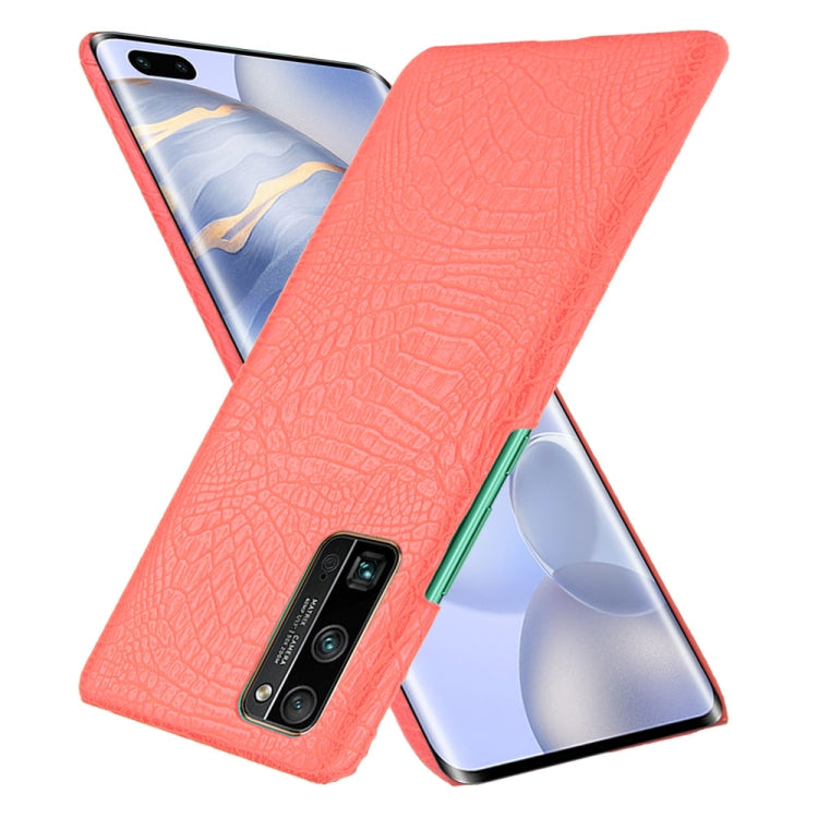 For Huawei Honor 30 Pro Shockproof Crocodile Texture PC + PU Case