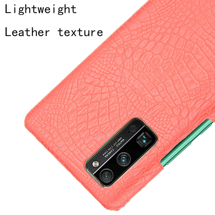 For Huawei Honor 30 Pro Shockproof Crocodile Texture PC + PU Case