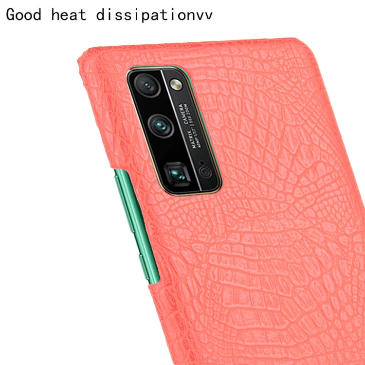 For Huawei Honor 30 Pro Shockproof Crocodile Texture PC + PU Case