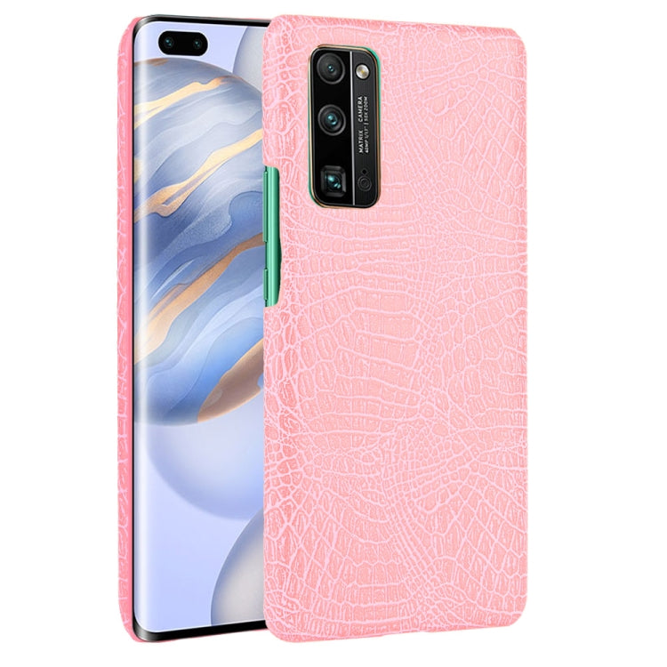For Huawei Honor 30 Pro Shockproof Crocodile Texture PC + PU Case