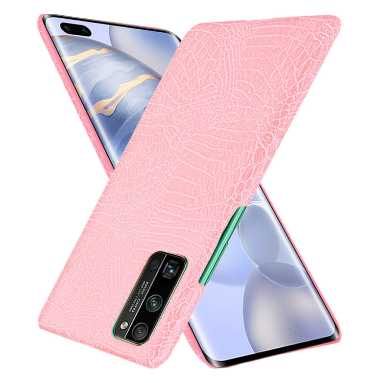 For Huawei Honor 30 Pro Shockproof Crocodile Texture PC + PU Case