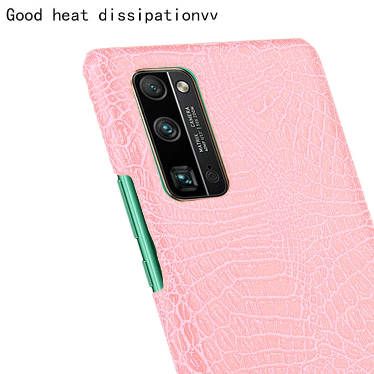 For Huawei Honor 30 Pro Shockproof Crocodile Texture PC + PU Case