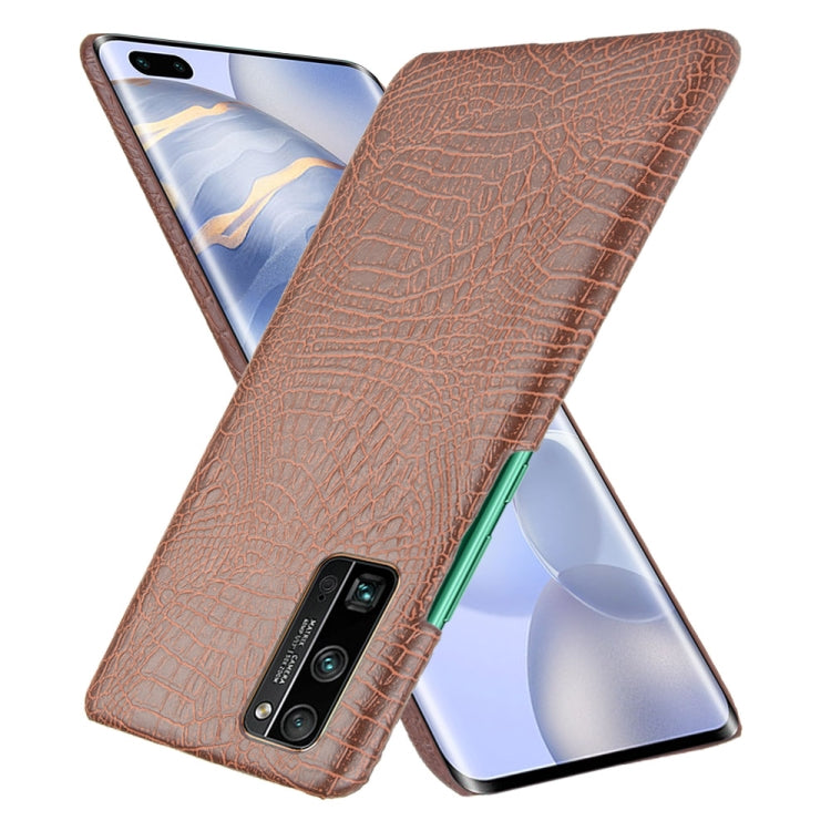 For Huawei Honor 30 Pro Shockproof Crocodile Texture PC + PU Case