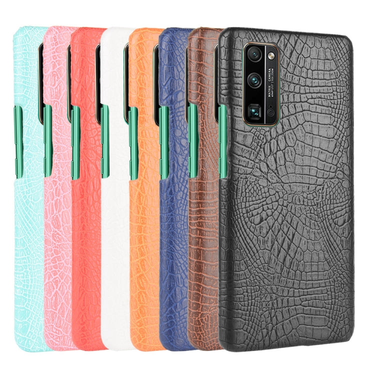 For Huawei Honor 30 Pro Shockproof Crocodile Texture PC + PU Case
