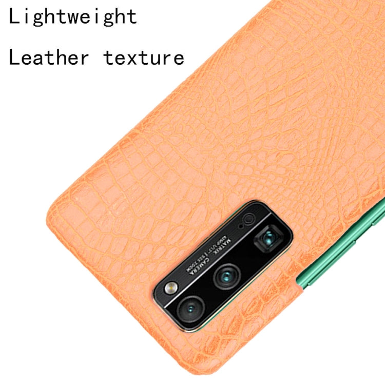 For Huawei Honor 30 Pro Shockproof Crocodile Texture PC + PU Case