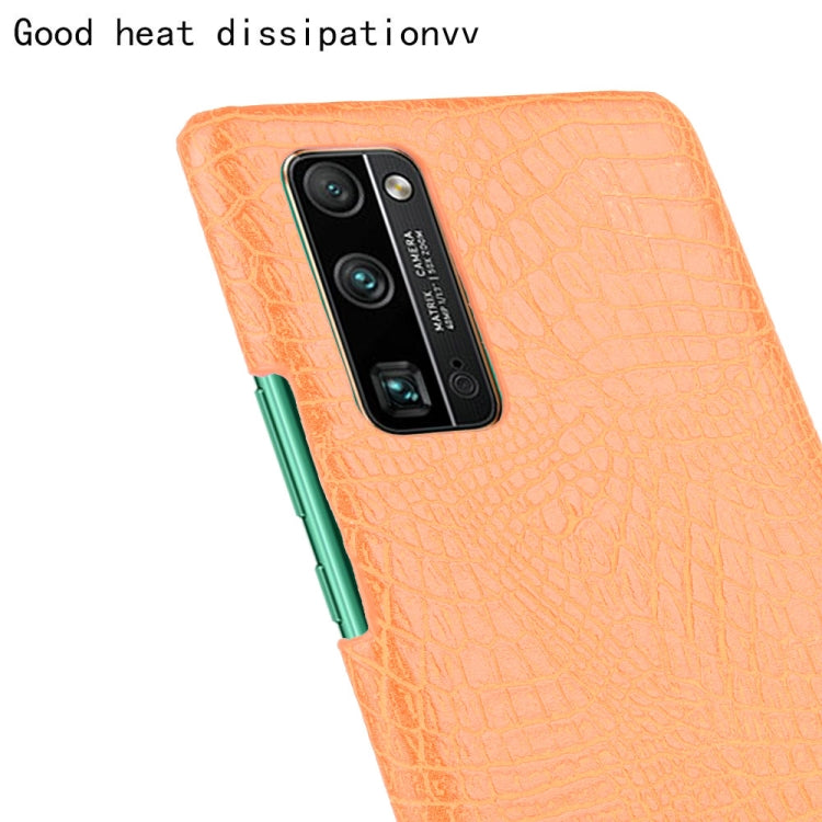 For Huawei Honor 30 Pro Shockproof Crocodile Texture PC + PU Case