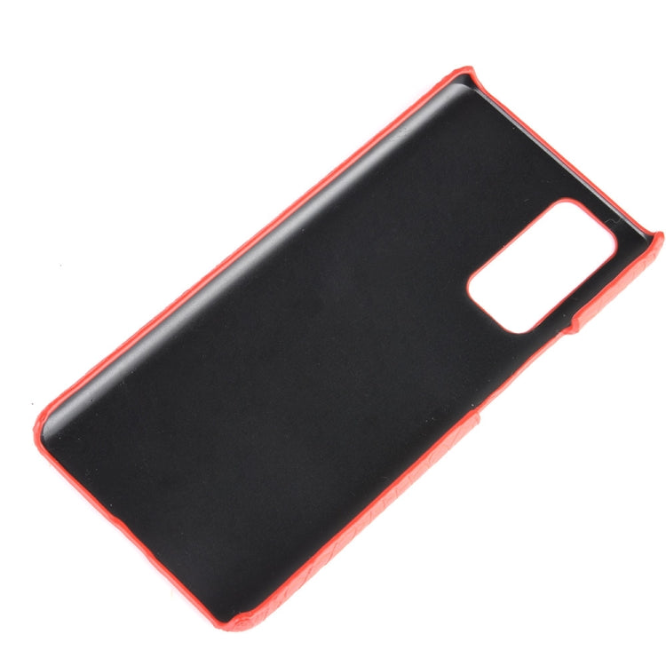 For Huawei Honor 30 Pro Shockproof Crocodile Texture PC + PU Case