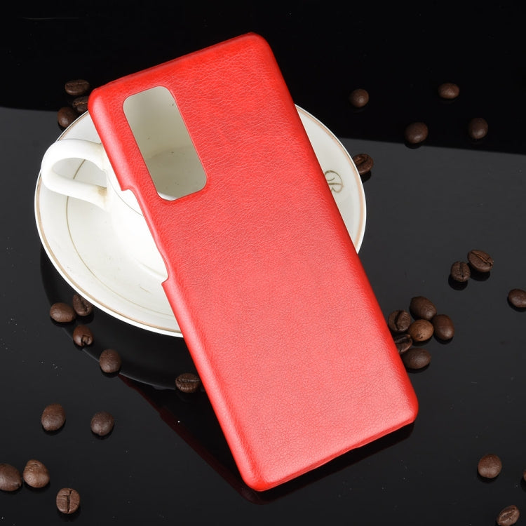 For  Huawei Honor 30 Pro Shockproof Litchi Texture PC + PU Case