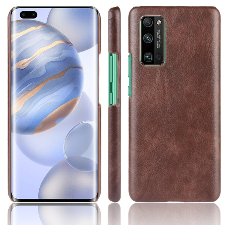 For  Huawei Honor 30 Pro Shockproof Litchi Texture PC + PU Case