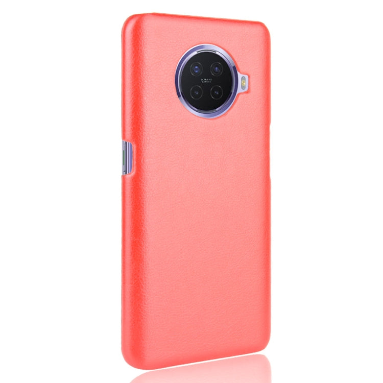 For OPPO Ace2 Shockproof Litchi Texture PC + PU Case