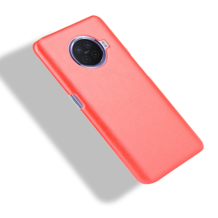 For OPPO Ace2 Shockproof Litchi Texture PC + PU Case