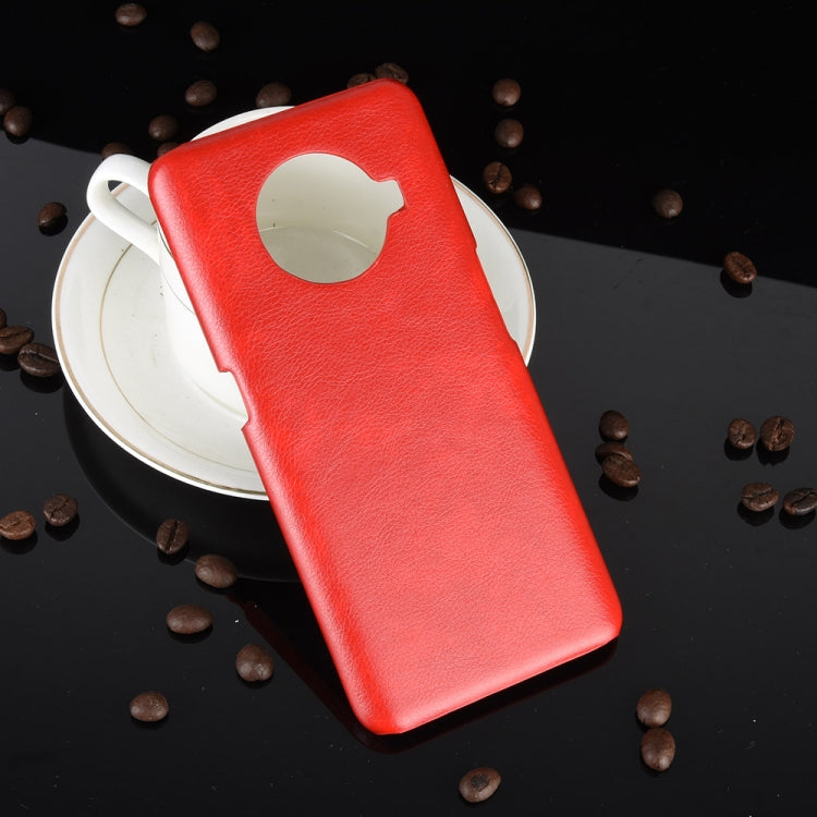 For OPPO Ace2 Shockproof Litchi Texture PC + PU Case