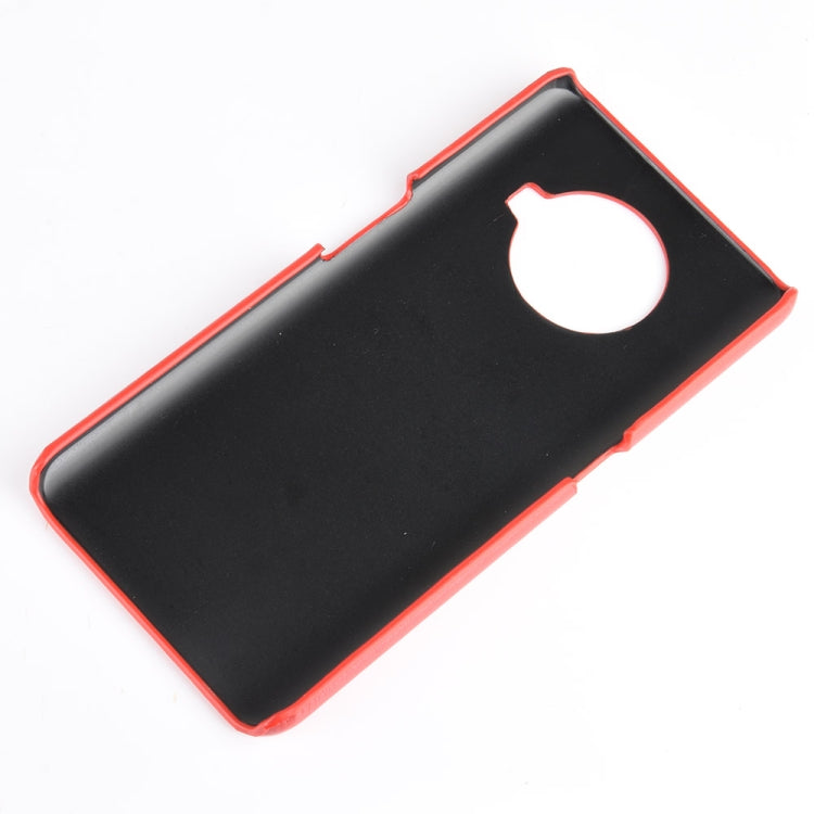 For OPPO Ace2 Shockproof Litchi Texture PC + PU Case