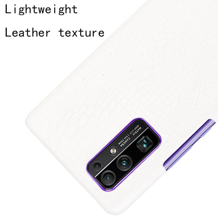 For Huawei Honor 30 Shockproof Crocodile Texture PC + PU Case