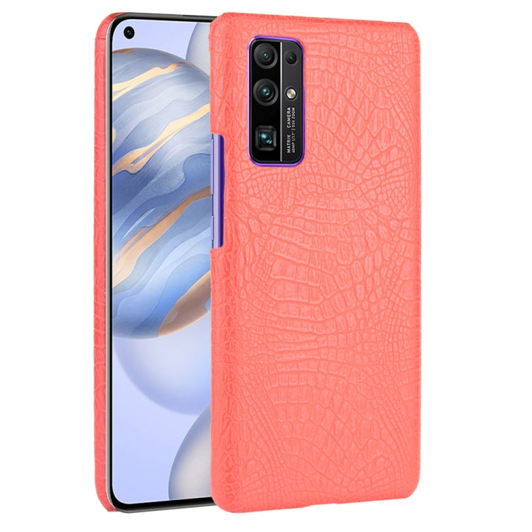 For Huawei Honor 30 Shockproof Crocodile Texture PC + PU Case