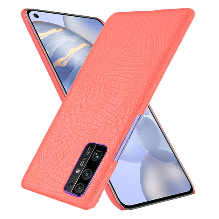 For Huawei Honor 30 Shockproof Crocodile Texture PC + PU Case