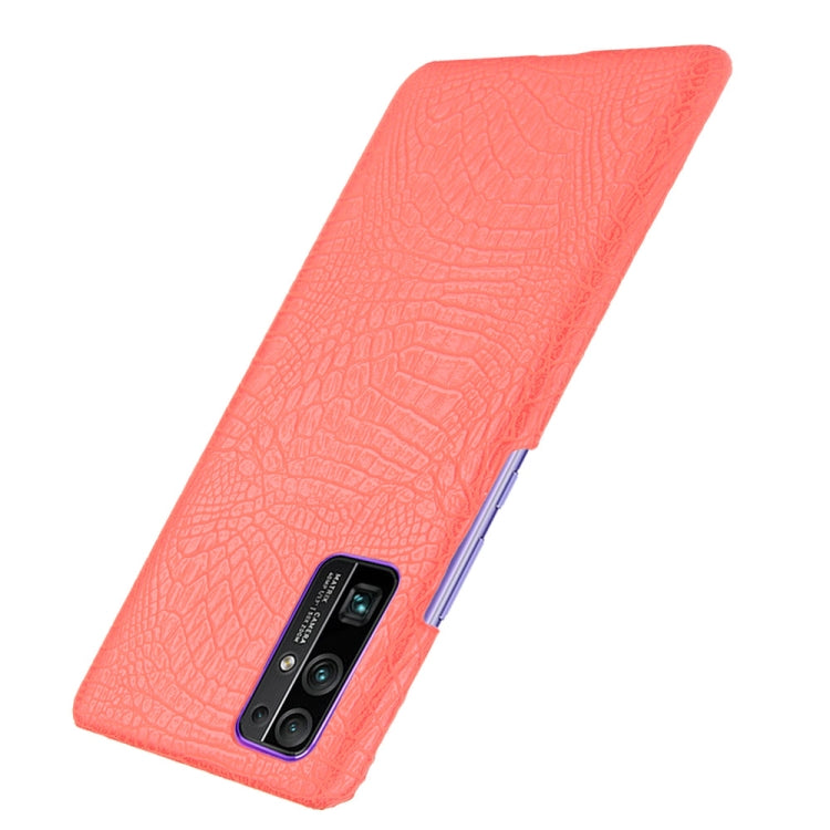 For Huawei Honor 30 Shockproof Crocodile Texture PC + PU Case