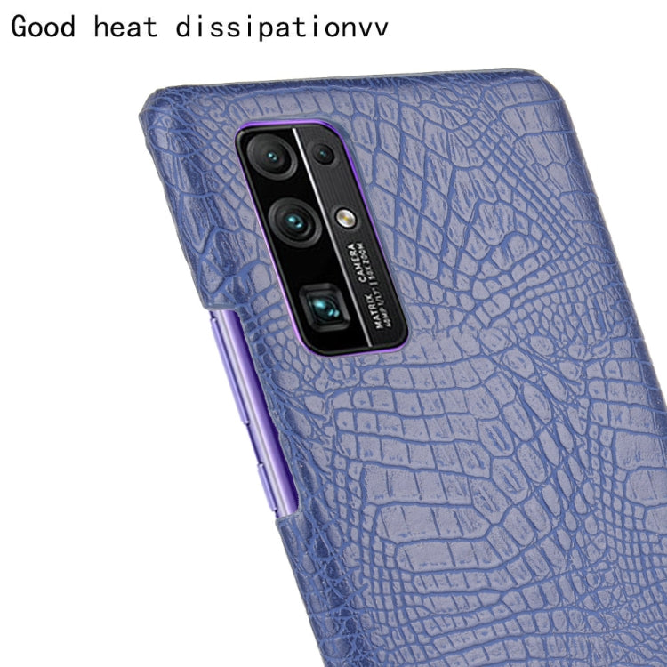 For Huawei Honor 30 Shockproof Crocodile Texture PC + PU Case