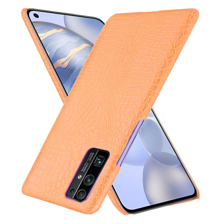 For Huawei Honor 30 Shockproof Crocodile Texture PC + PU Case